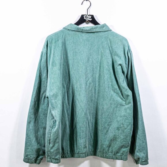 Ocean East Plaid Lined Zip Jacket Small Medium Point Pleasant Beach SunFaded VTG - Picture 2 of 10